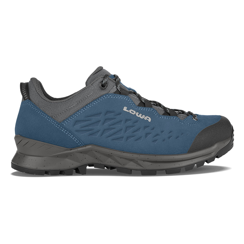 Scarpe Trekking Uomo Lowa Explorer Lo Blu TNOUIR-804